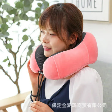 U Shaped Memory Foam Neck Pillows Soft Travel Pillow Massage Neck